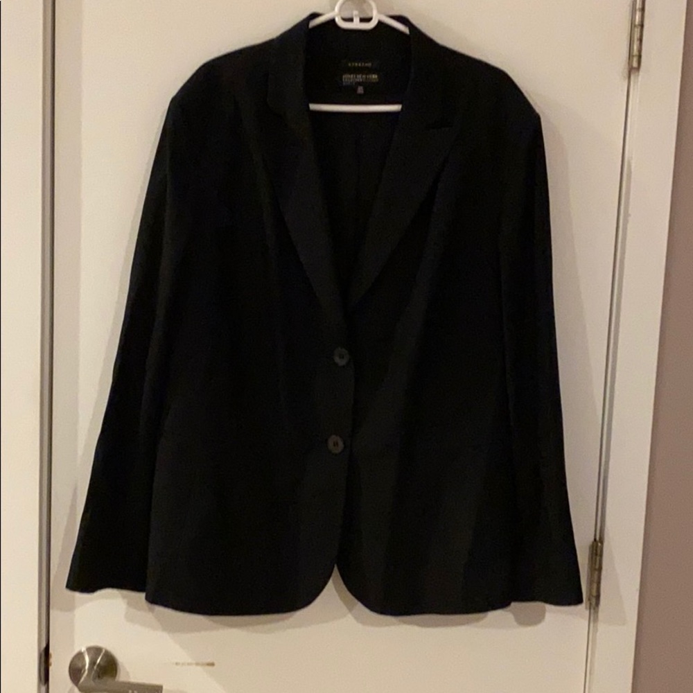 Jones New York 2 Button Stretch Blazer - Black